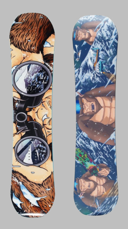 burton bigfoot snowboard Process Camber 2027 around board with a catch Vintage Snowboards from the 90s